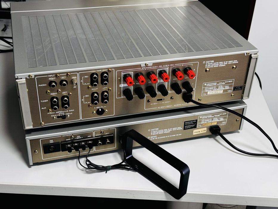 Amplificator de fidelitate KENWOOD KA-800,MM/MC,0.009%,anii 1980,Japan