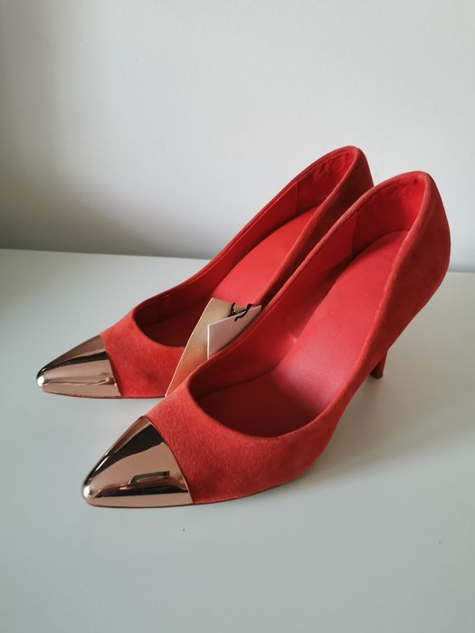 Pantofi stiletto piele naturala 39