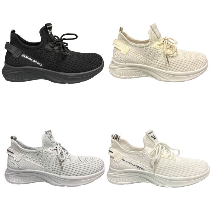 Дамски маратонки от текстил тип чорап