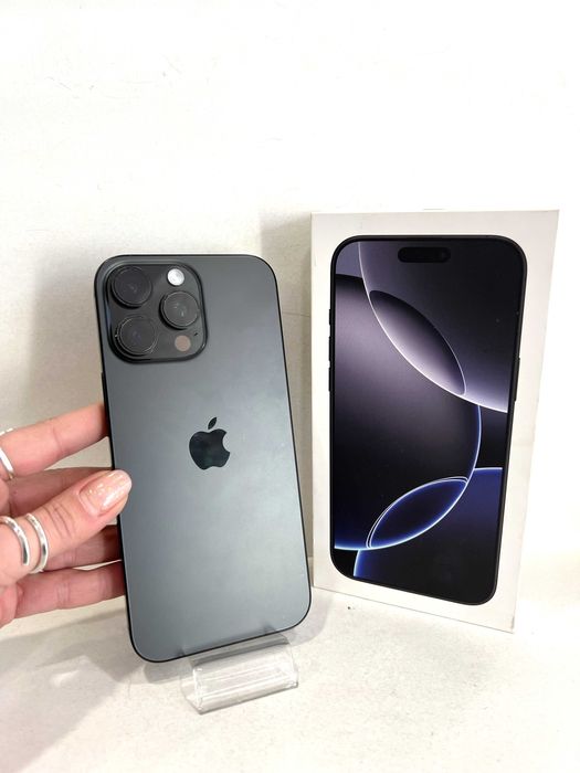 iPhone 16 Pro Max, 256GB/Black Titanium, impecabil!