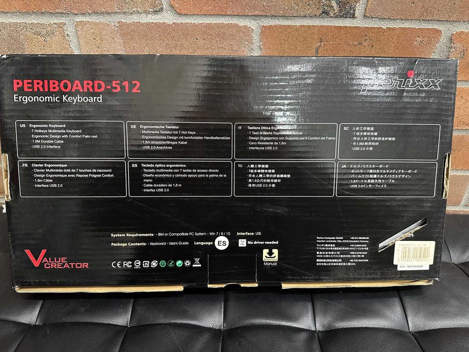 Tastatura Perixx PERIBOARD-512W  nou!!!