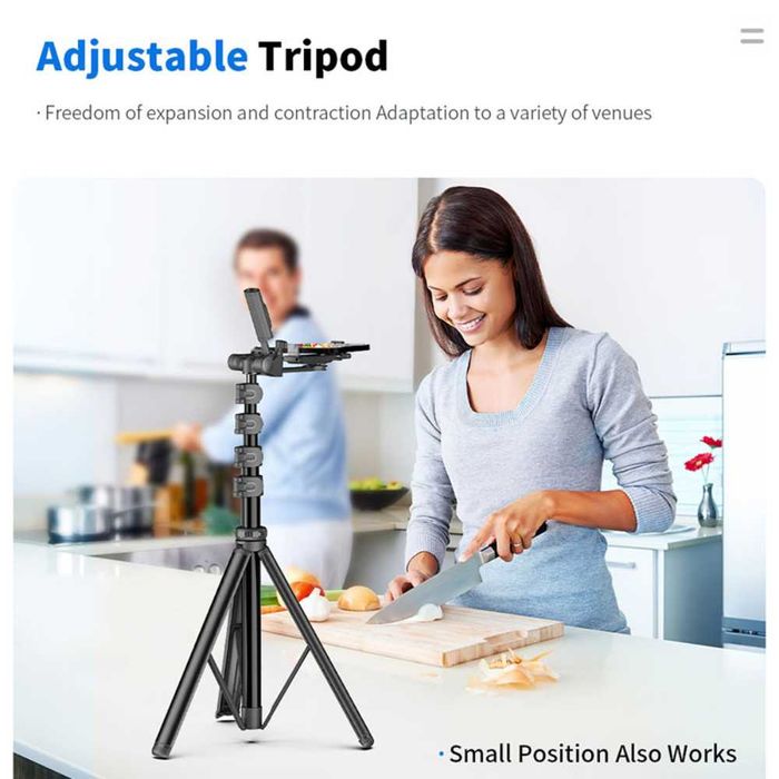 Селфи стик – Трипод HSU C06 – 1.83м | 360° ротация на главата