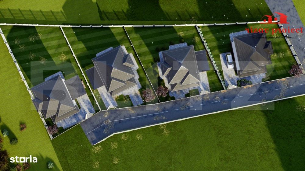 Casa cu 3 dormitoare, teren 500 mp, ideala pentru familie