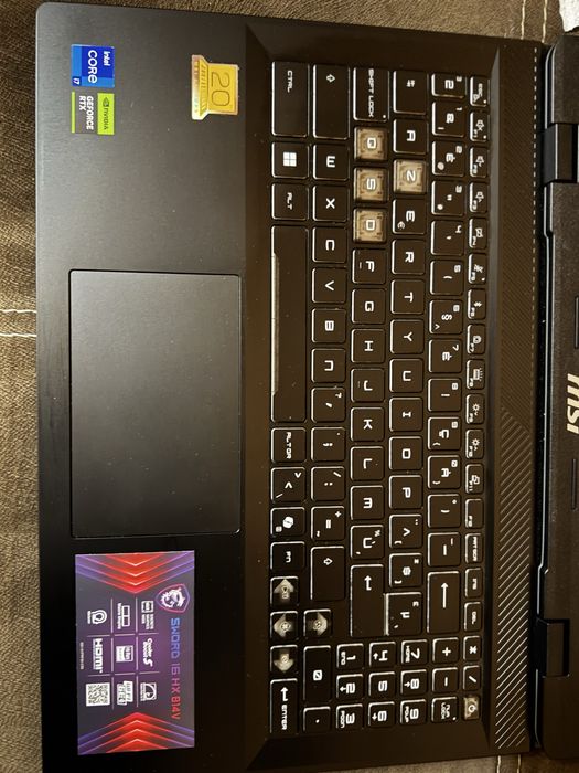 Laptop Gaming MSI SWORD 16 HX Editie Aniversara/i7 14700 RTX 4070 32 R