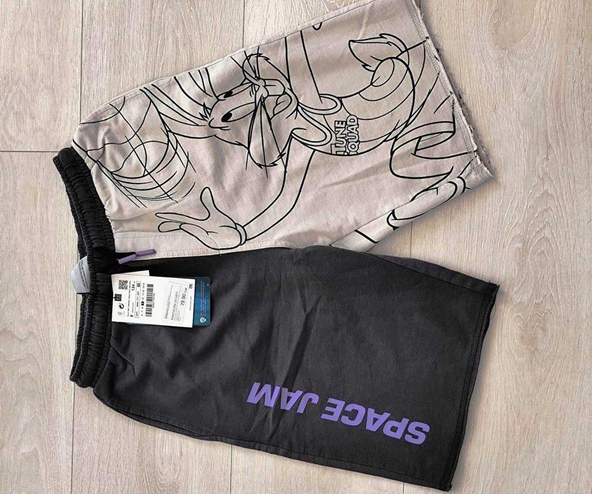 Zara Space Jam Bermude baieti Marimea 134, 9 ani Looney Tunes, NOI