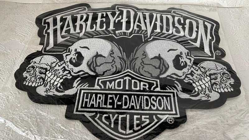 Нашивка Harley Davidson апликация емблема бродирана nashivka харли пач