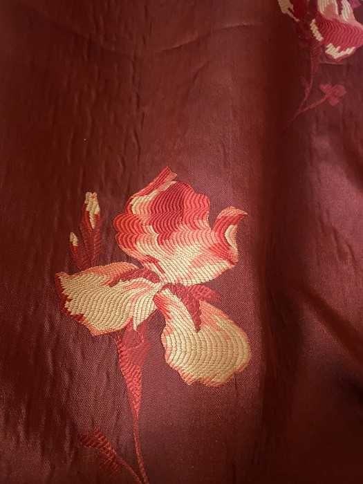 Superb set draperii-brand de lux-jacquard nobil cu țesatură mătase-Franta