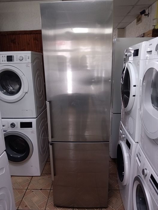 Иноксов комбиниран хладилник с фризер Бош Bosch A+++ 2 години гаранция