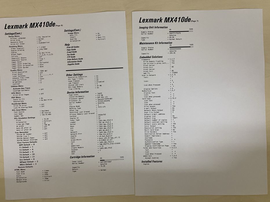 Multifunctionala Lexmark MX410de