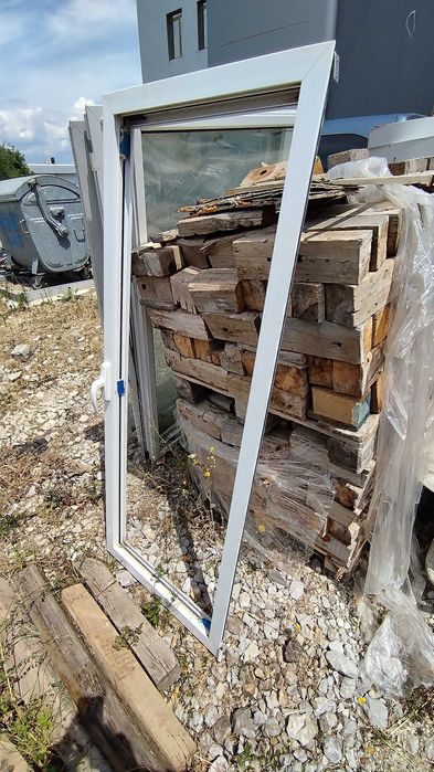 Алуминиеви крила от прозорци без каса - дограма прозорец 116/164 см