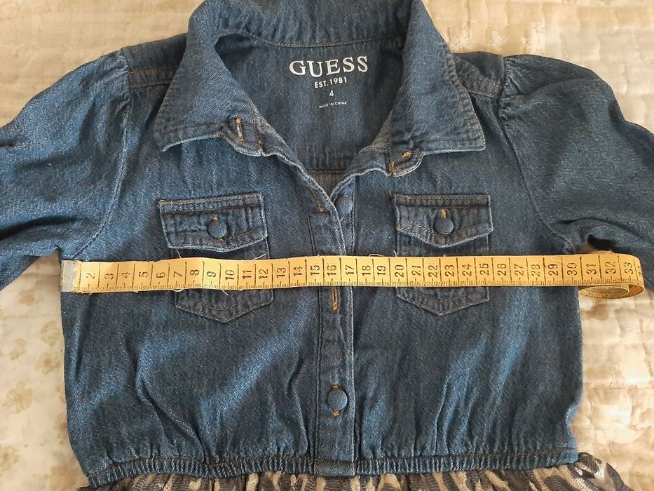 Детска дънкова рокля Guess