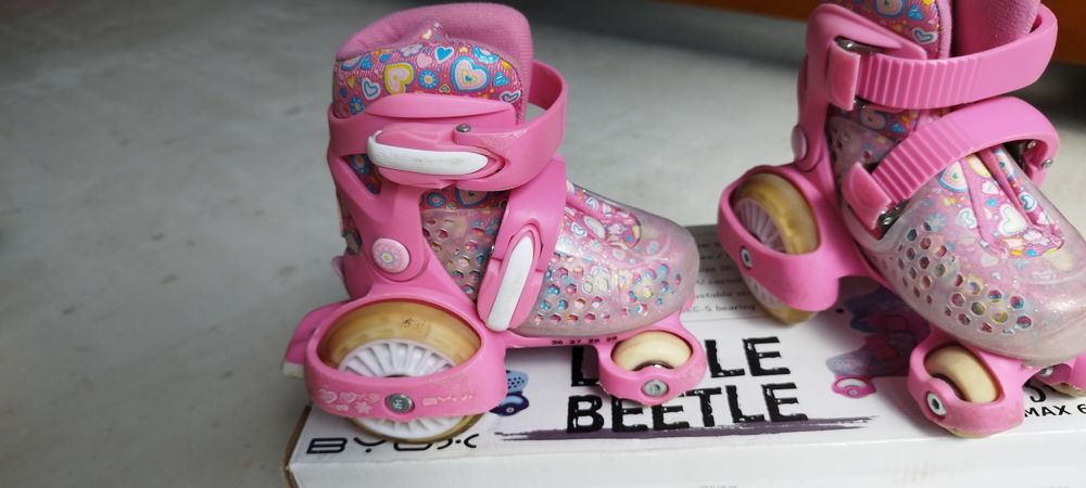 детски ролкови кънки byox little beetle регулируеми (26-29)
