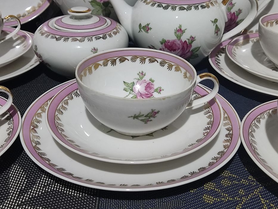 Чайный сервиз Роза.ГДР