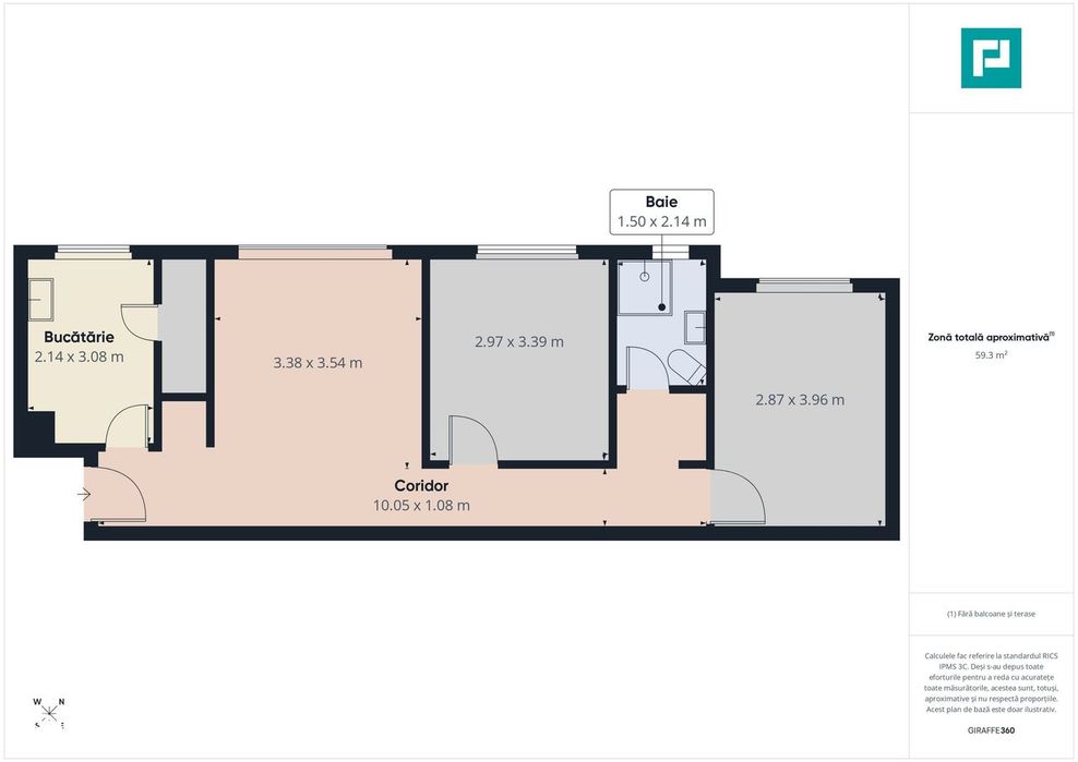 Apartament 3 camere Hipodrom 3 Sibiu