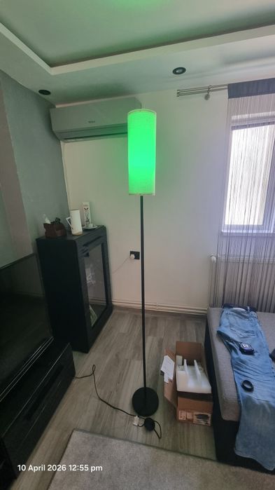 Set 2 lampi RGBW de podea