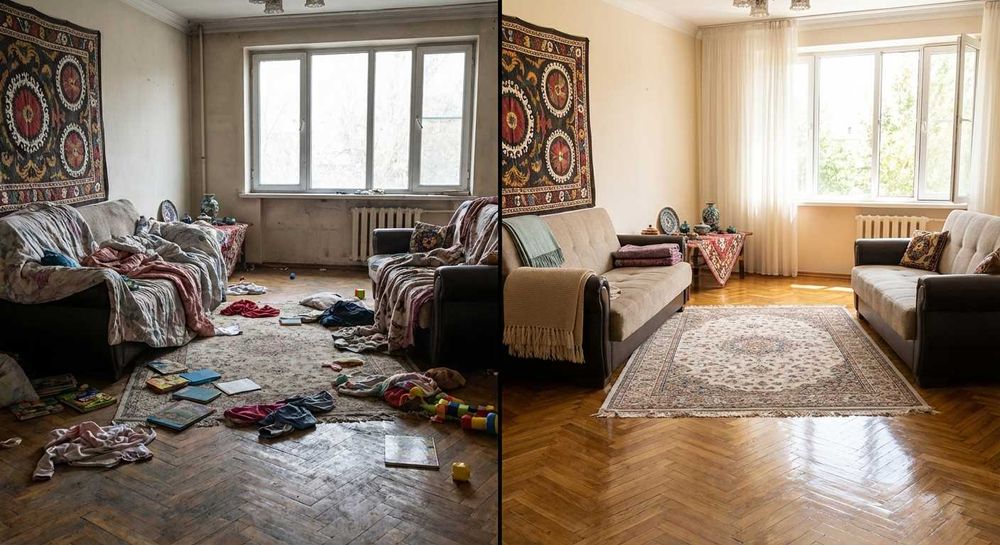 НЕДОРОГАЯ УБОРКА квартир ва уйлар | Клининг 100%