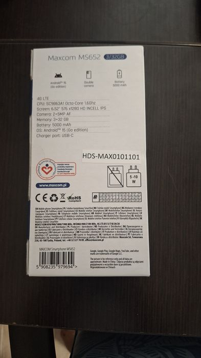Vand telefon Maxcom MS652