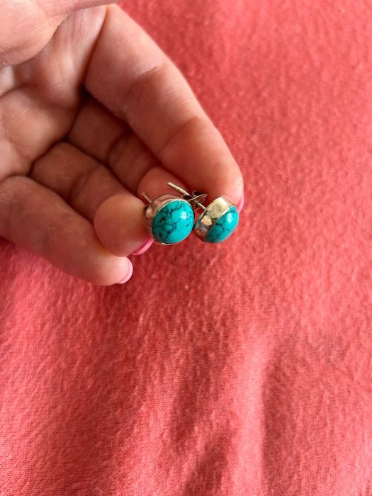 Бирюзовые серьги