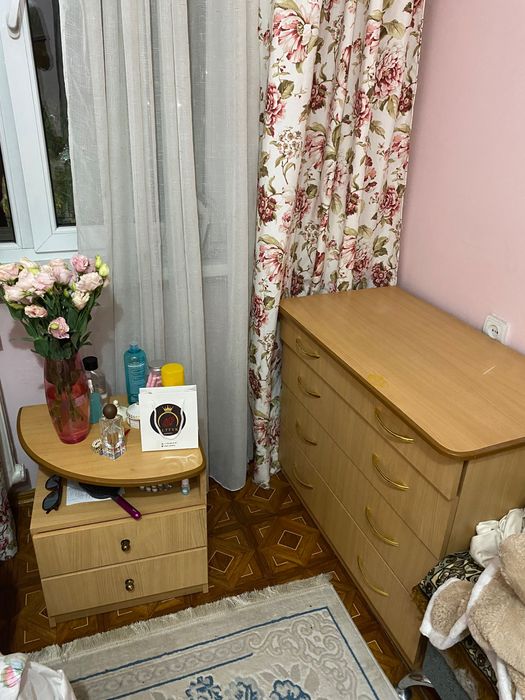 Шкаф, компьютерный стол, тумбочки