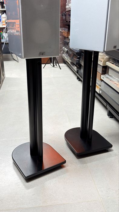 Stative Boxe Hi-Fi Premium din Metal – 65 cm, Construcție Solidă, Finisaj Negru, Picioare cu Țepi pentru Stabilitate