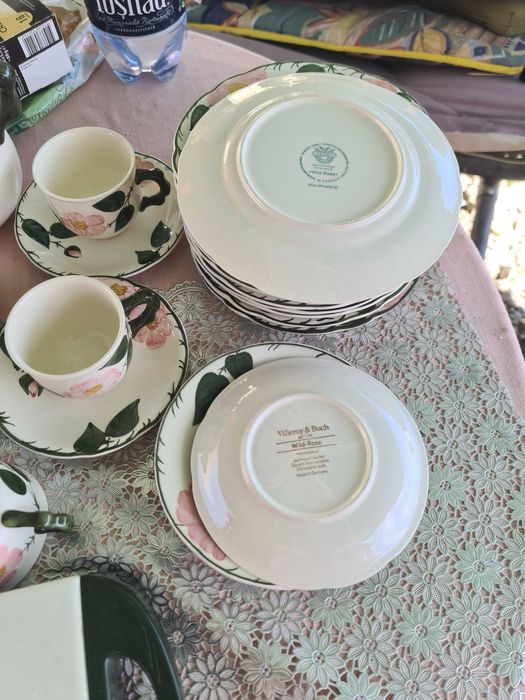 Wild-Rose  si Vileroy&Boch pictate de mana 41 de piese +plita electric