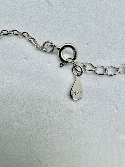 Сребърно колие с мойсанит (Диамант) 1 карат