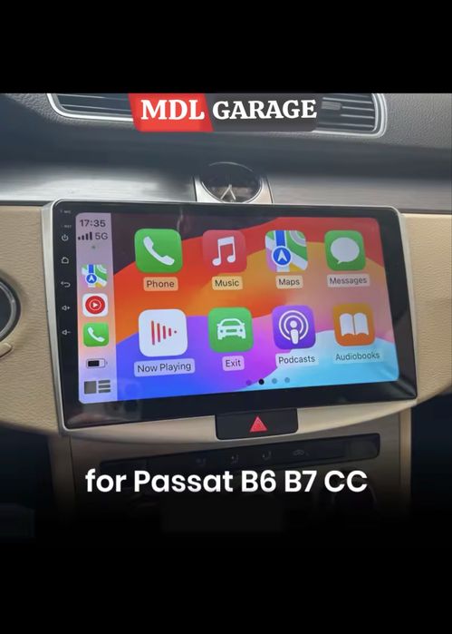 Navigatie Android CarPlay VW Passat B6 B7 CC Ram 10.1 Inch Volkswagen
