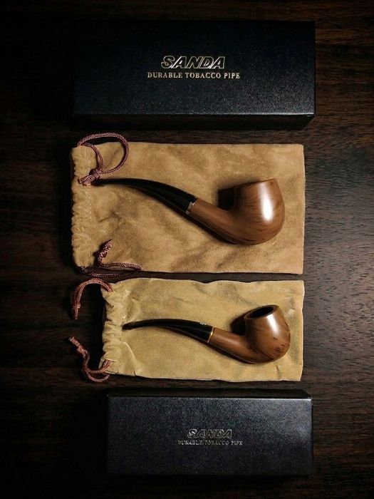 Трубка Табачная «SANDA». Подарочный Комплект.