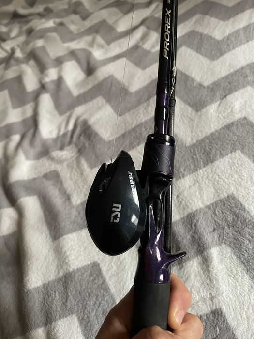 Бейткаст комплект daiwa prorex ags / tsurinoya dark wolf