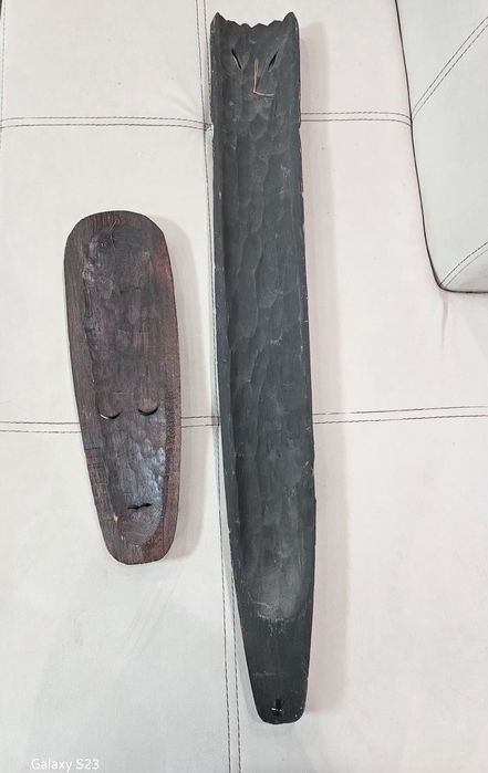 Дървени африкански маски за стена – 50 см и 100 см