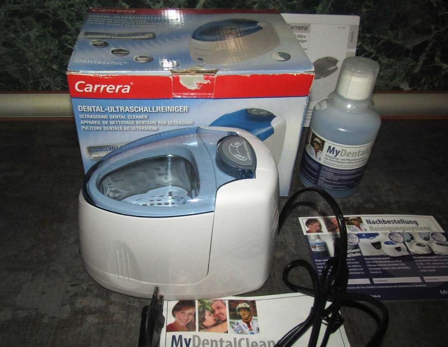 Ултразвукова ваничка за почистване на зъбни протези, бижута, украшения