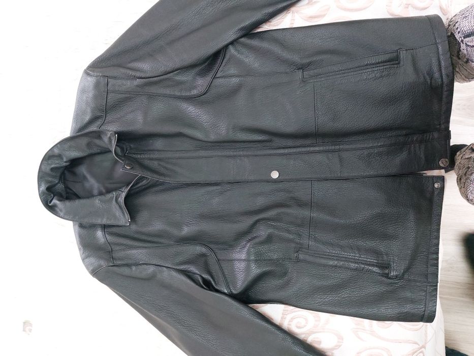 Кожаная куртка 56-58р