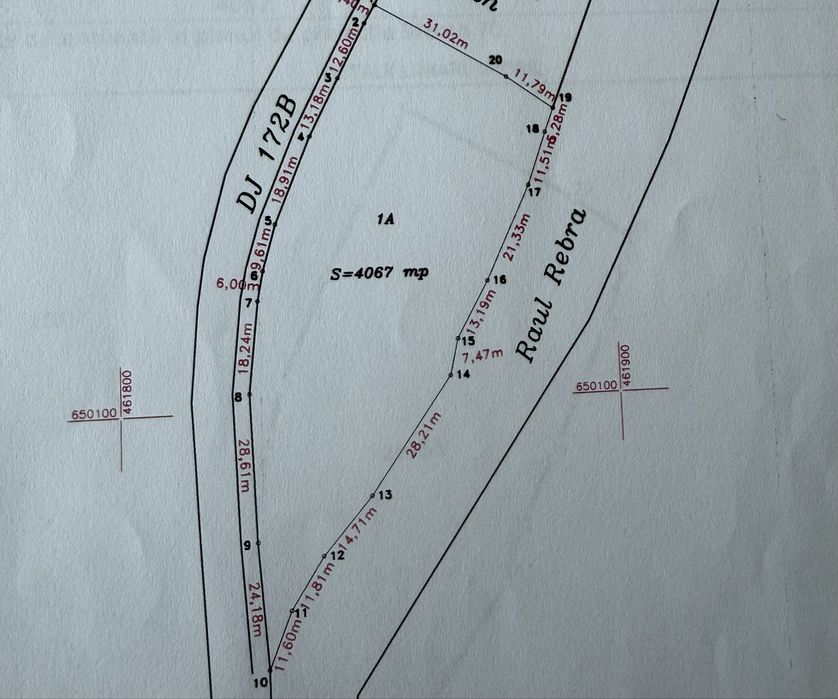 Teren intravilan de vânzare – 40 ari, Rebra, Bistrița-Năsăud