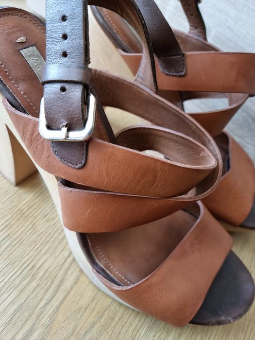 Sandale cu toc Massimo Dutti 39