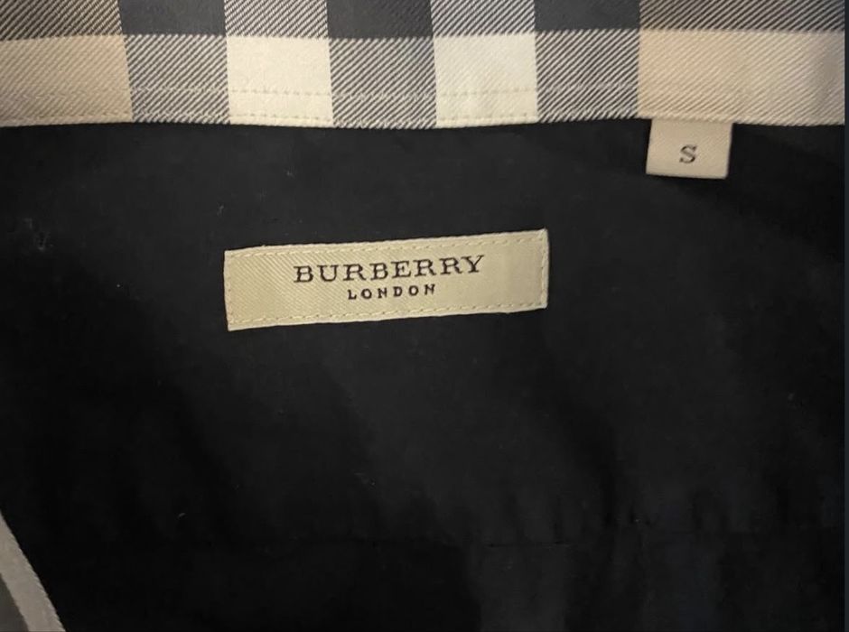 Burberry, рубашка черная