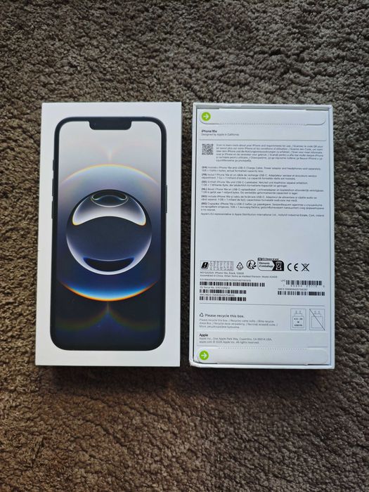 iPhone 16e 128GB Черен (Black) - Нов, Запечатан, Гаранция!