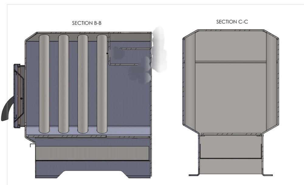 печка тип “буржуйка” BN2S