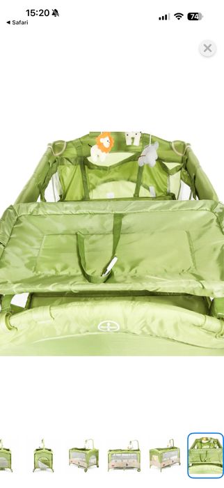 Продам мягкий манеж с матрасом