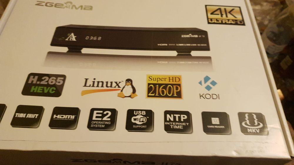 Vând receptor /receiver /tuner tv Zgemma H7 S combo