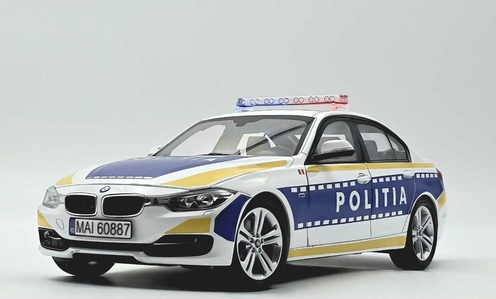 Macheta BMW 3 Series Poliția Română 1:18 Welly