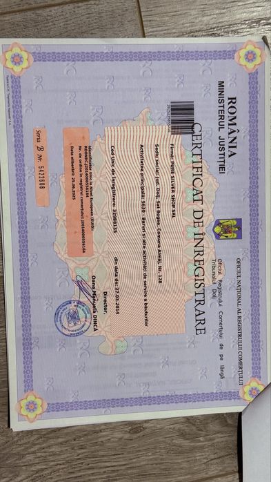 Vand societate comerciala fara datorii