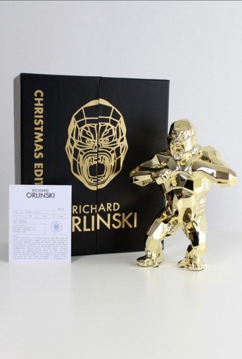 Richard Orlinski KONG Christmas (Gold Edition) SPECIAL! – Лимитирано издание – Ново