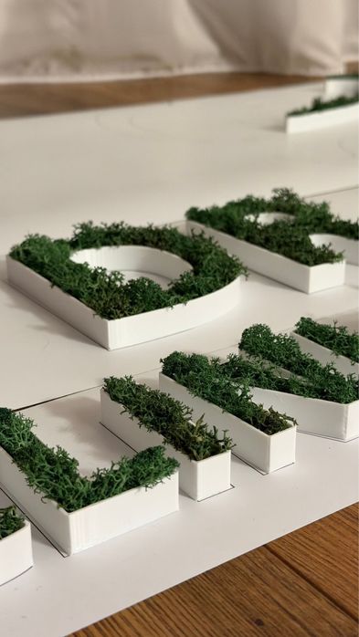 Logo litere 3d luminate