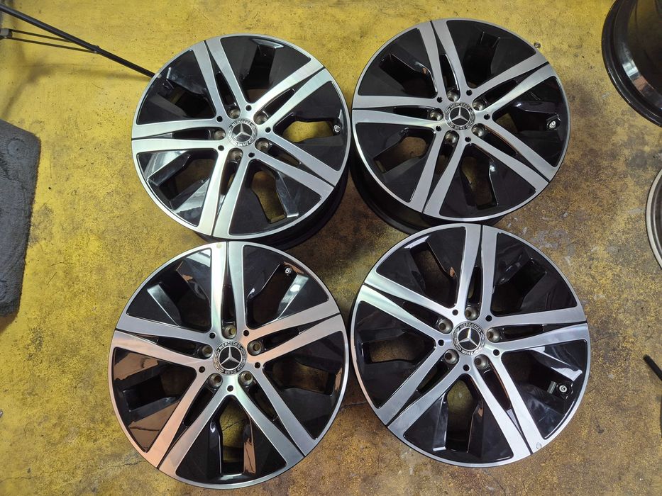 4 Jante Aliaj 5x112 19'' 8J ET 61 66.6 - OEM Mercedes GLE / GLE COUPE W167 - Demo Showroom NOI + Senzori OEM MERCEDES