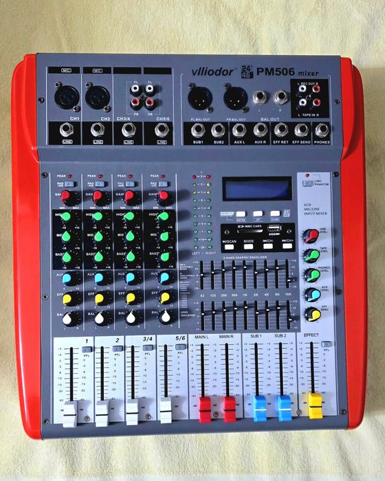 Mixer ca NOU Activ 2 x 200 W cu efecte si Phantom