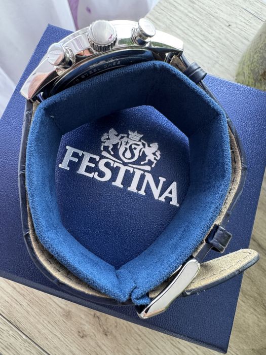 Ceas barbati FESTINA Timeless F20542/2 Cronograf, Nou, nefolosit
