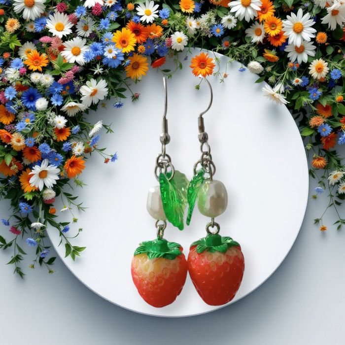 обеци от мъниста