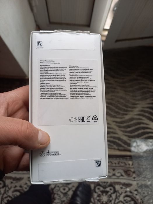 A16 Samsung ideal tiniq 128GB hotirasi 6GB aperativkasi karobka bor.