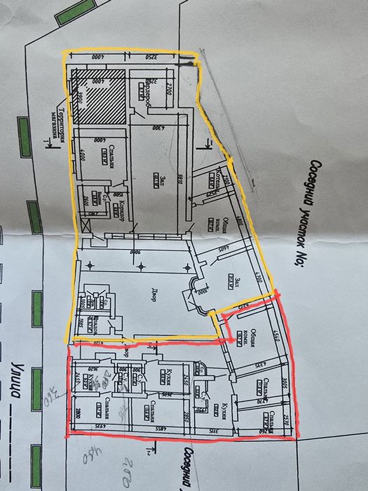 Продаётся дом, угловой участок  3,2 сотки, фасад 22 метра Мирабадский