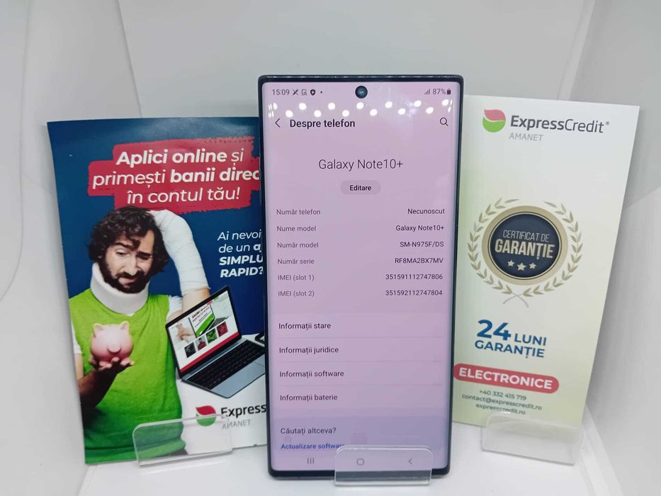 Samsung Galaxy Note 10+ (34900.1/30 Pacurari 2) Garantie 2 Ani!